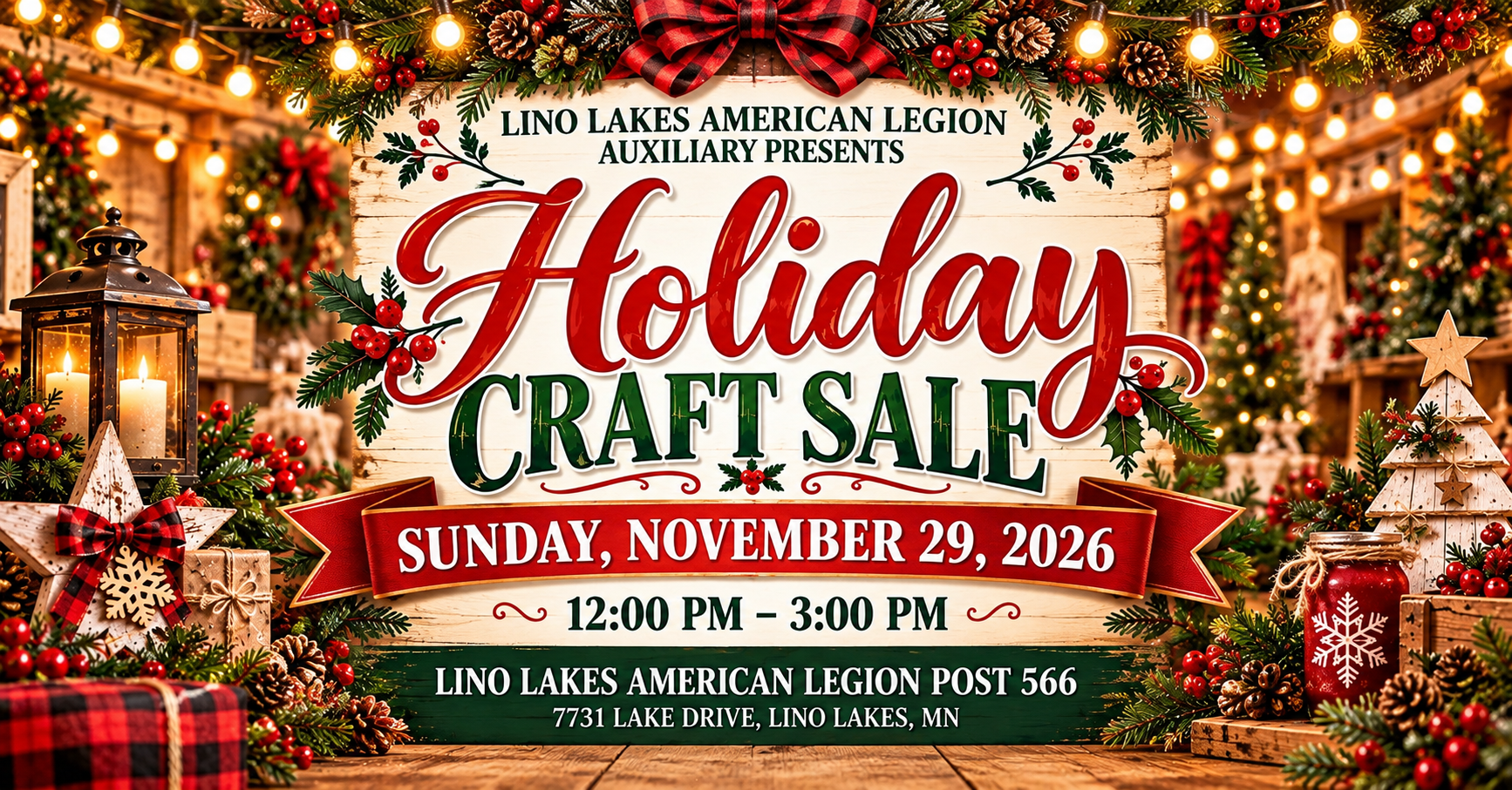 Auxiliary Holiday Craft Sale