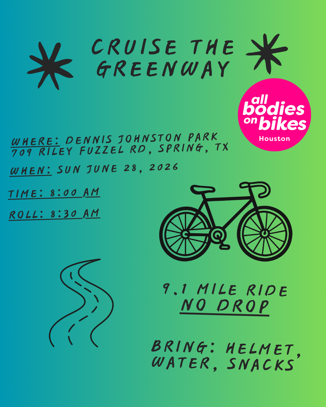 Houston Ride the Greenway
