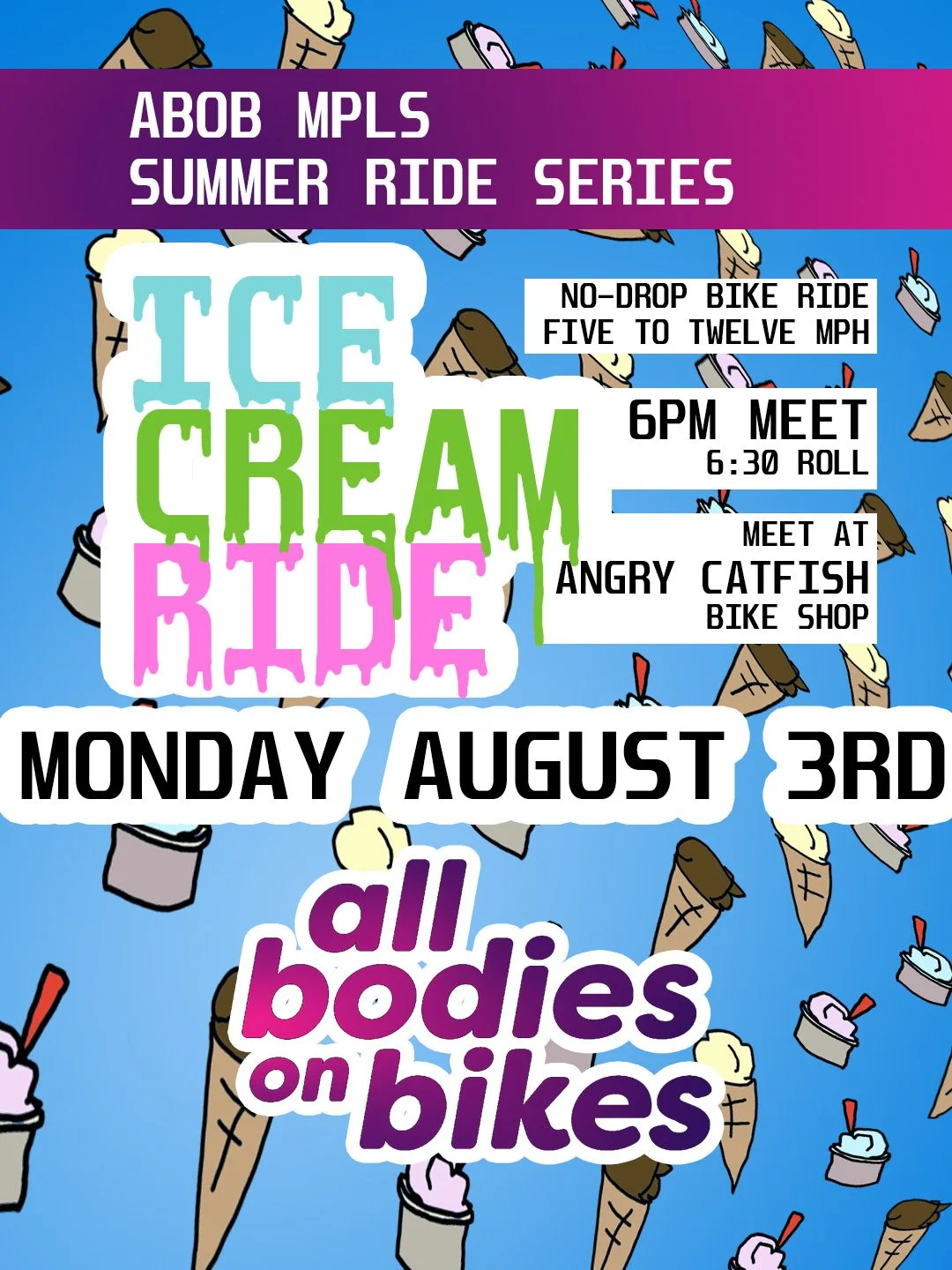 Minneapolis Ice Cream Ride