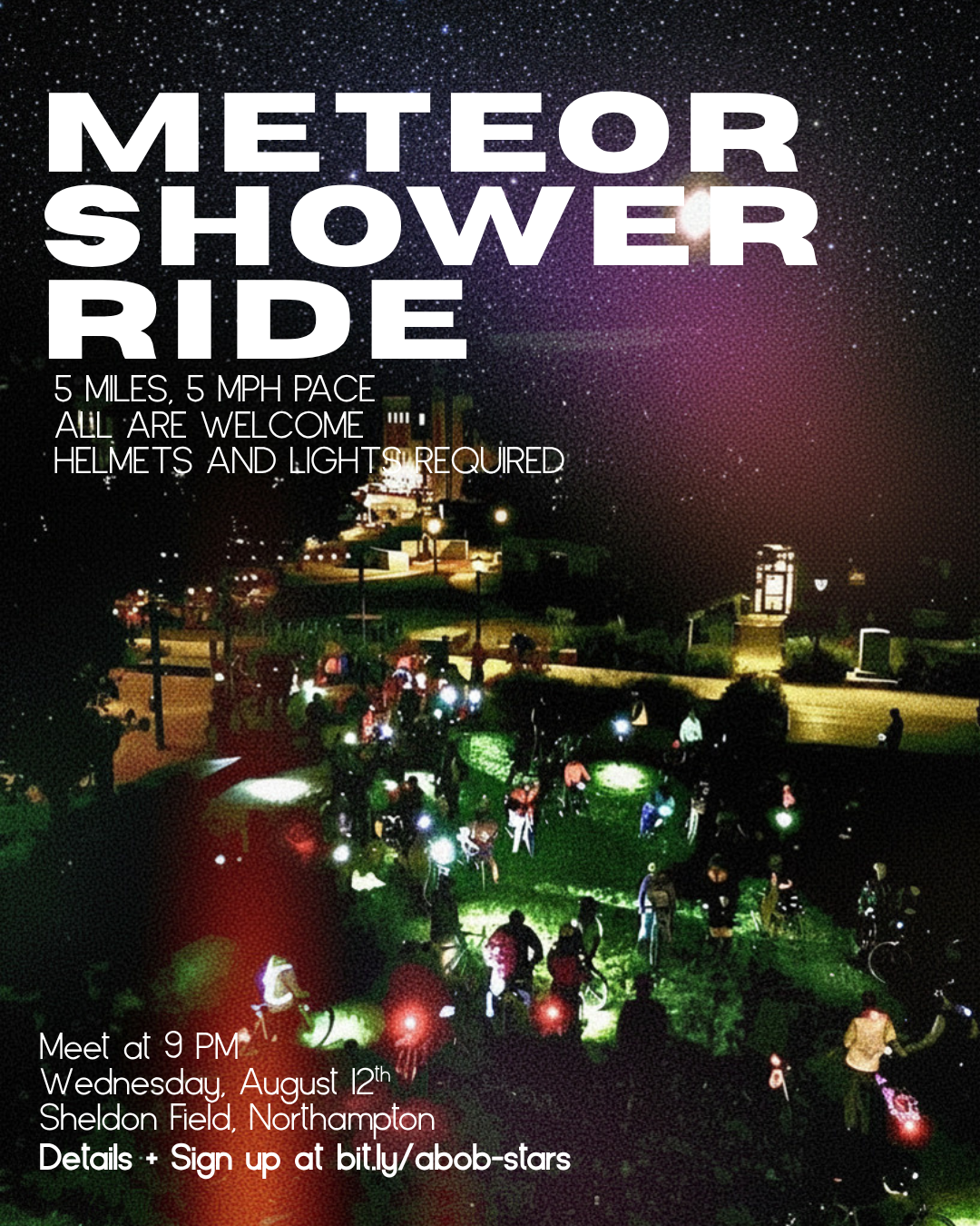 Western Massachusetts  - Meteor Shower Rider
