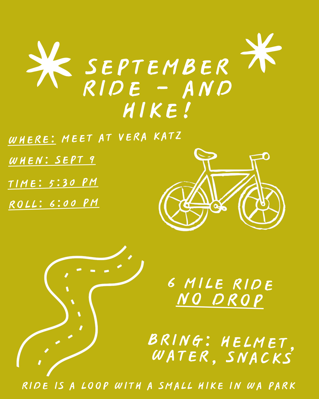 Portland September Ride (and hike!)