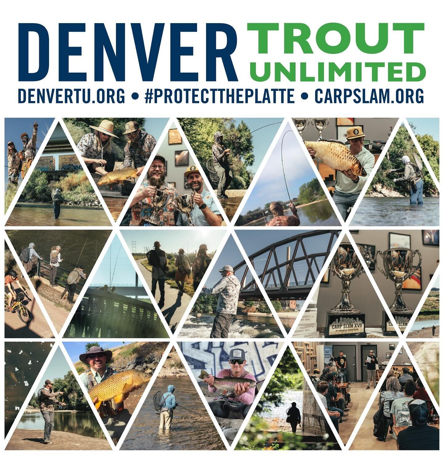 Lots of fun stuff happening at the Fly Fishing Expo Jan. 19, 20, &amp; 21 at Gaylord of the Rockies! Stop by our new Denver Trout Unlimited booth to chat all things DSP, win some sweet CarpSlamXVII pint glasses and DTU swag bags, or donate to DTU to 