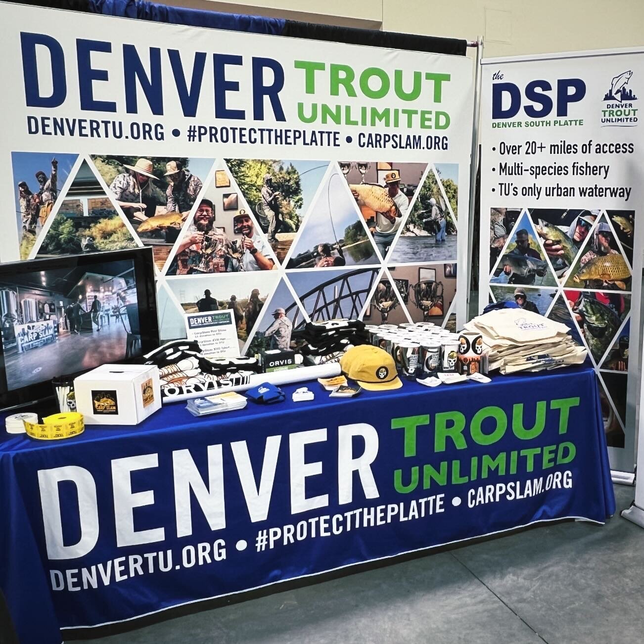 Stop by the DTU Booth at @theflyfishingshow this weekend to chat all things DSP!!! 
&bull; Win CarpSlam Pint Glasses
&bull; Win DTU Reusable Bags
&bull; Raffle for Orvis Rod &amp; Reel
&bull; CarpSlam swag for sale
&bull; Free Stickers
