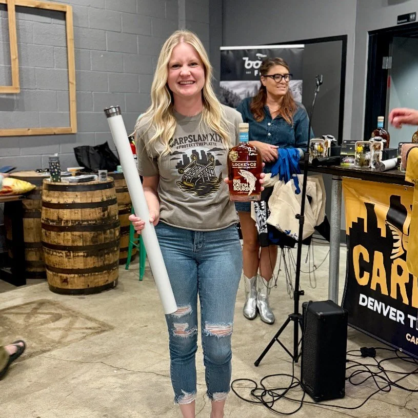 3rd place fundraiser Jackie Myler @jackie_myler for #carpslam2025 taking home amazing prizes from @abelreels @sageflyfish @scientificanglers @montanaflycompany @lockecodistilling

Jqckie raised $3700 for river restoration and pollution protection of 