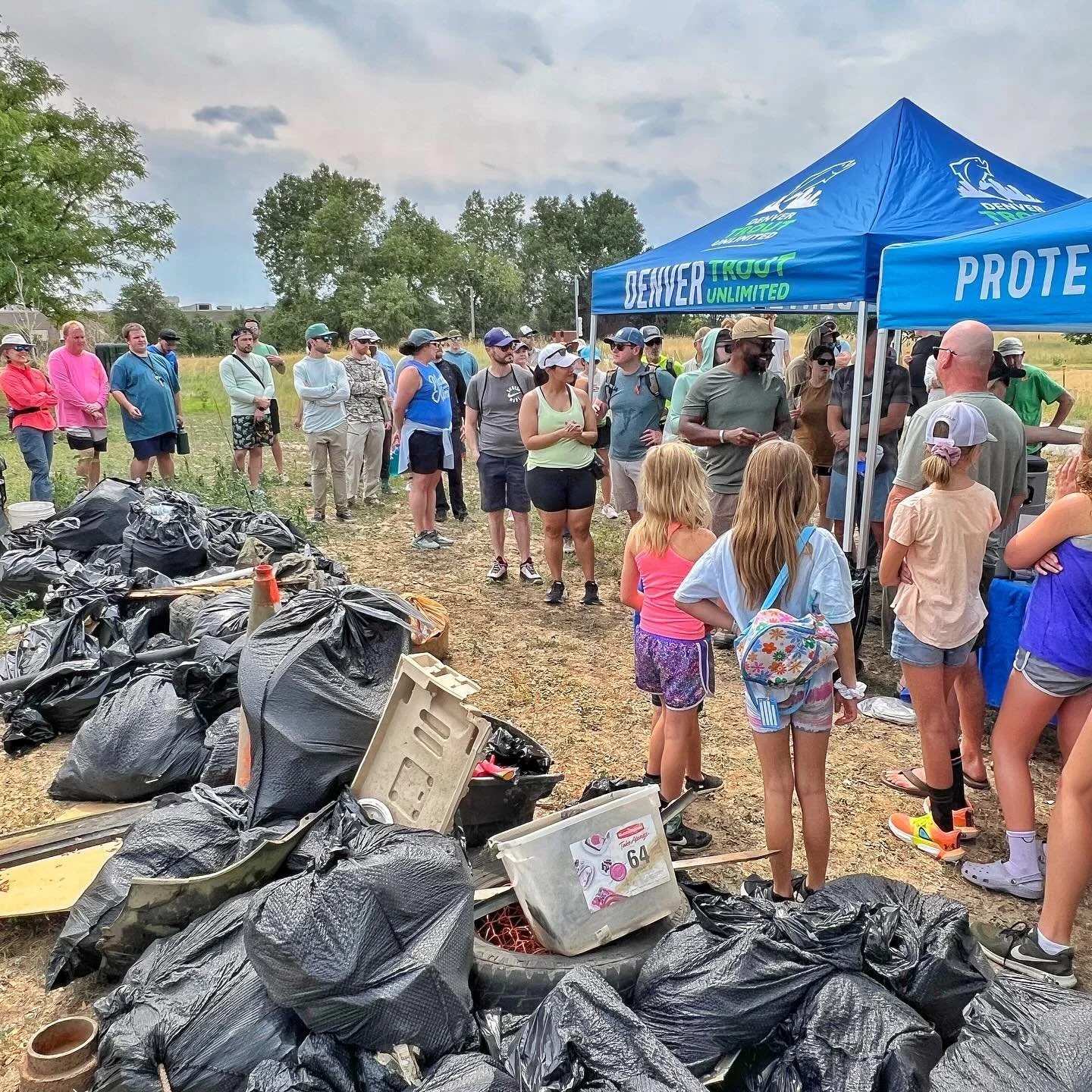 This Saturday - DSP Cleanup, Costume Contest & After Party! Final Cleanup of the Season • Costumes Welcome!
October 25th. 10:30am
Protect Our Rivers, Montucky Cold Snacks, Denver Trout Unlimited and Meow Wolf are joining forces for one last