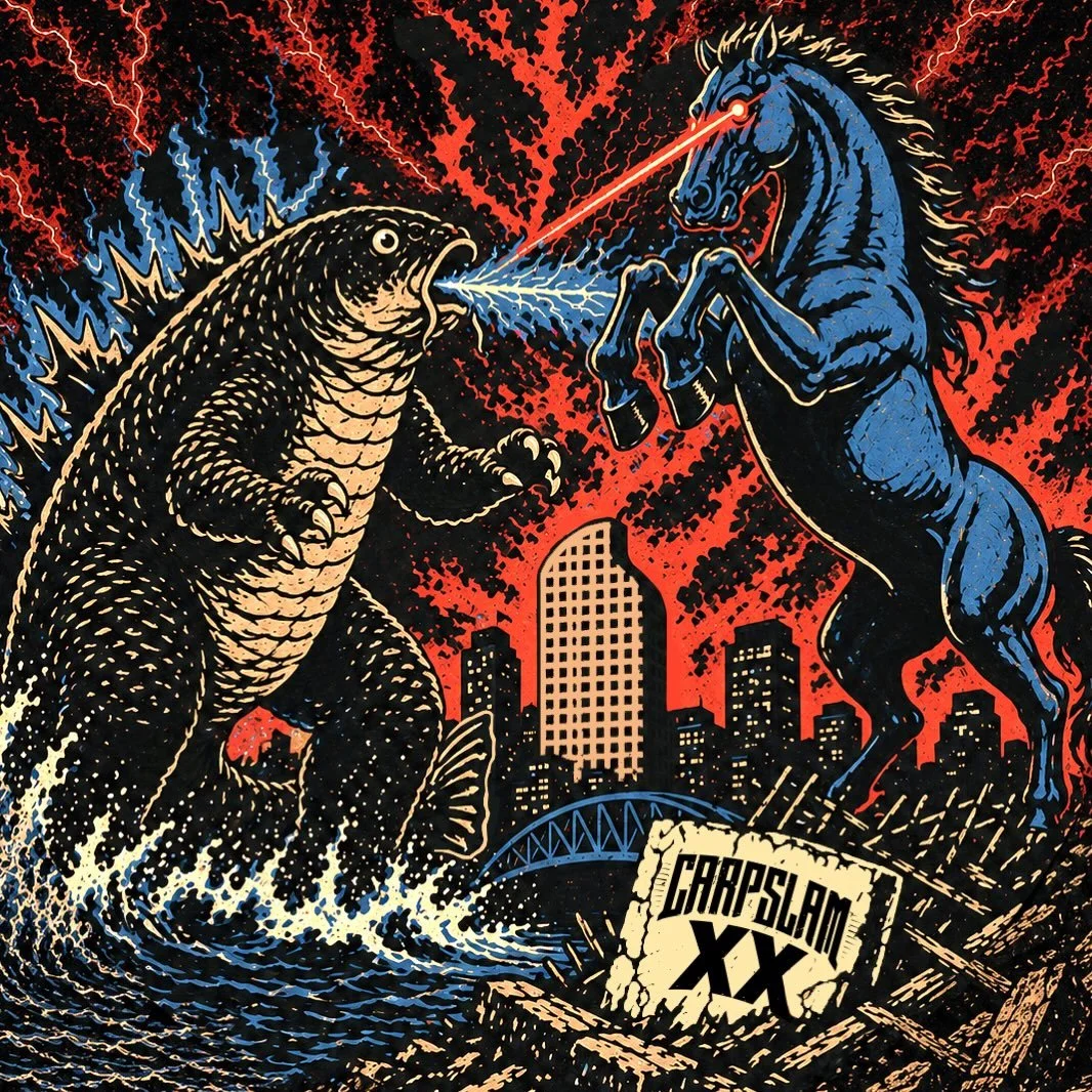 Registration for CarpSlamXX is open. Tournament is Saturday, September 19th. The top 14 fundraisers at noon on September 1st will lock in their spots to fish #CarpSlamXX. Signup and more details at link in bio or CarpSlam.org. Cheers to 20 years! #pr