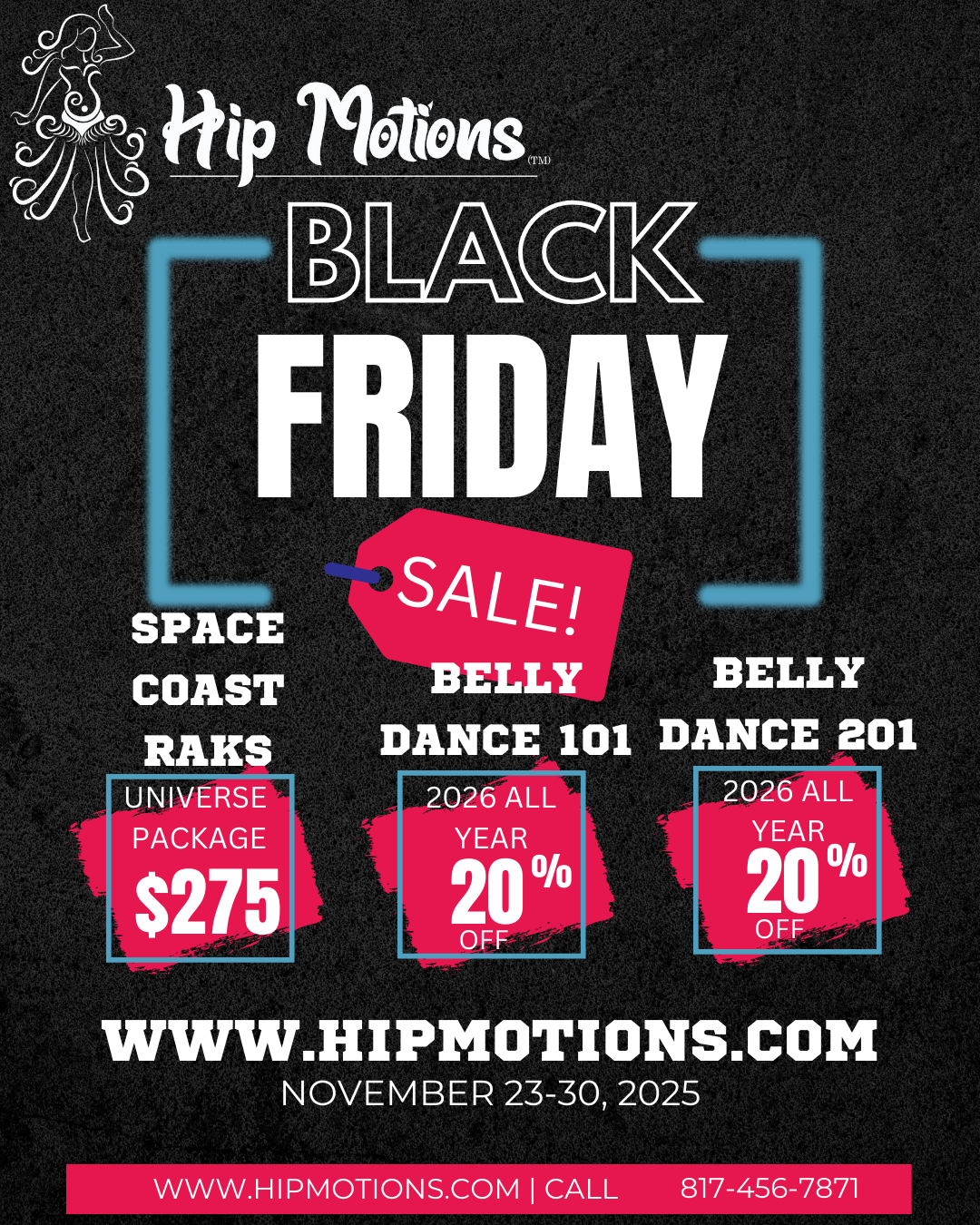 Hip Motions Black Friday SALE!
