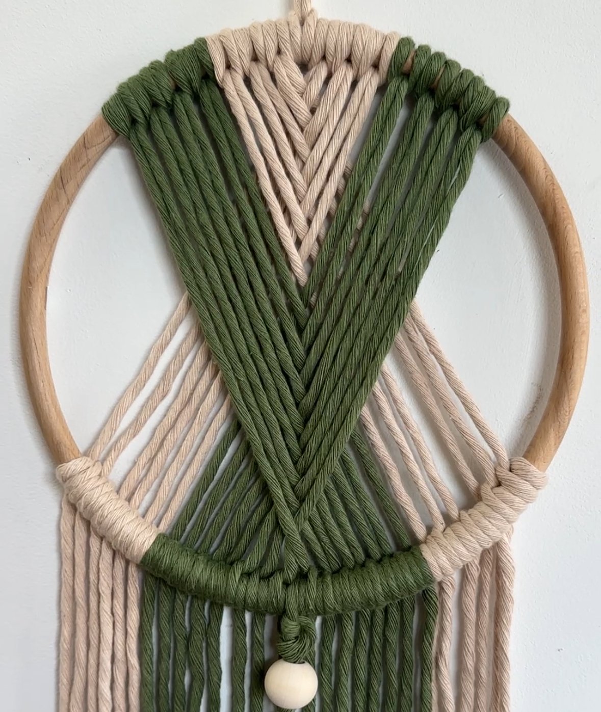 Fiber Hoop Wall Art