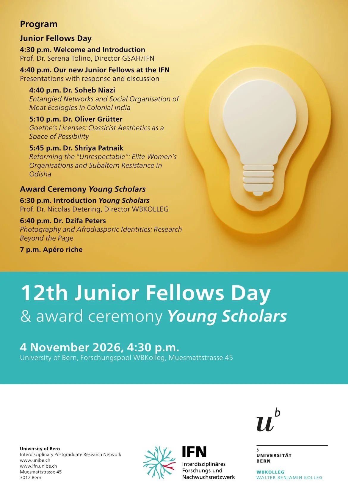 Young Scholars Prize 2026