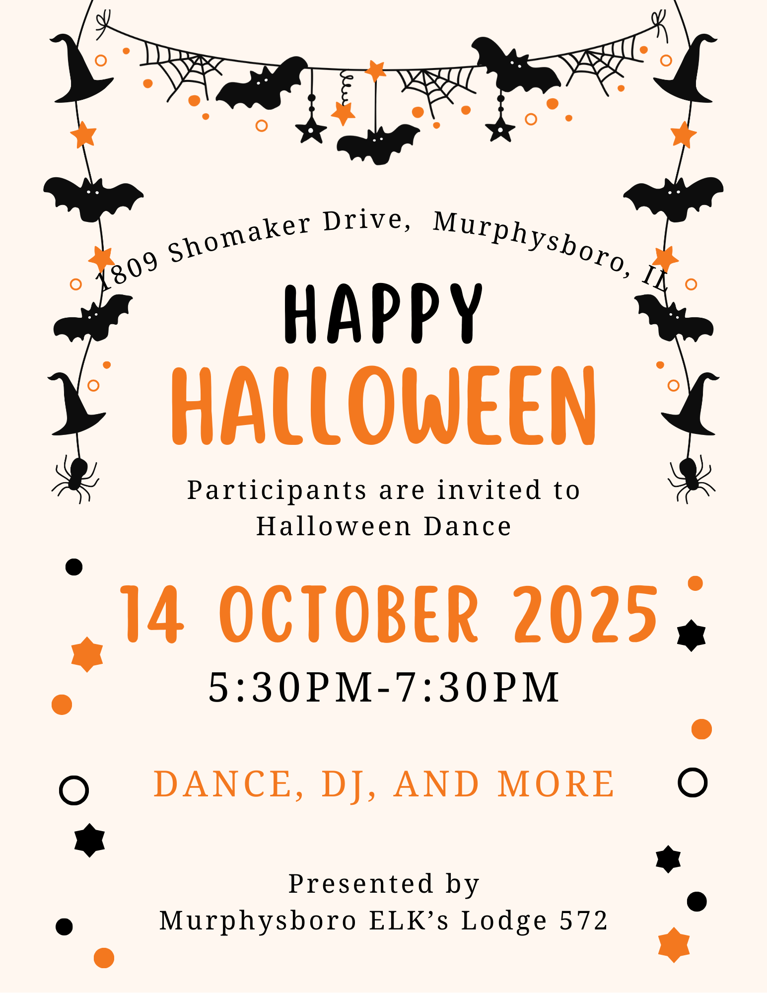 Elk's Halloween Dance