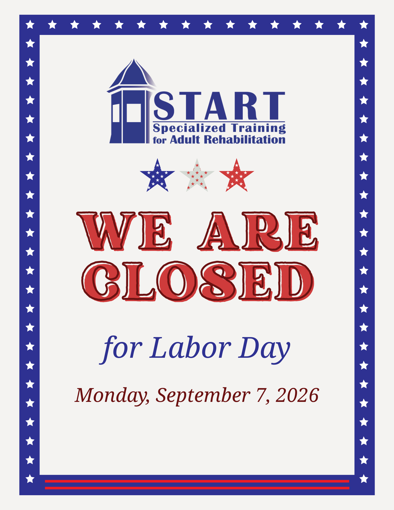 Labor Day: Agency Closed
