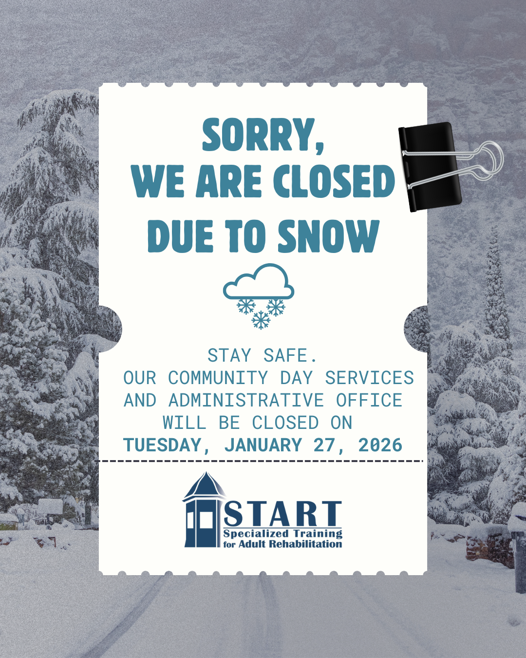 CDS and Administrative Office Closed