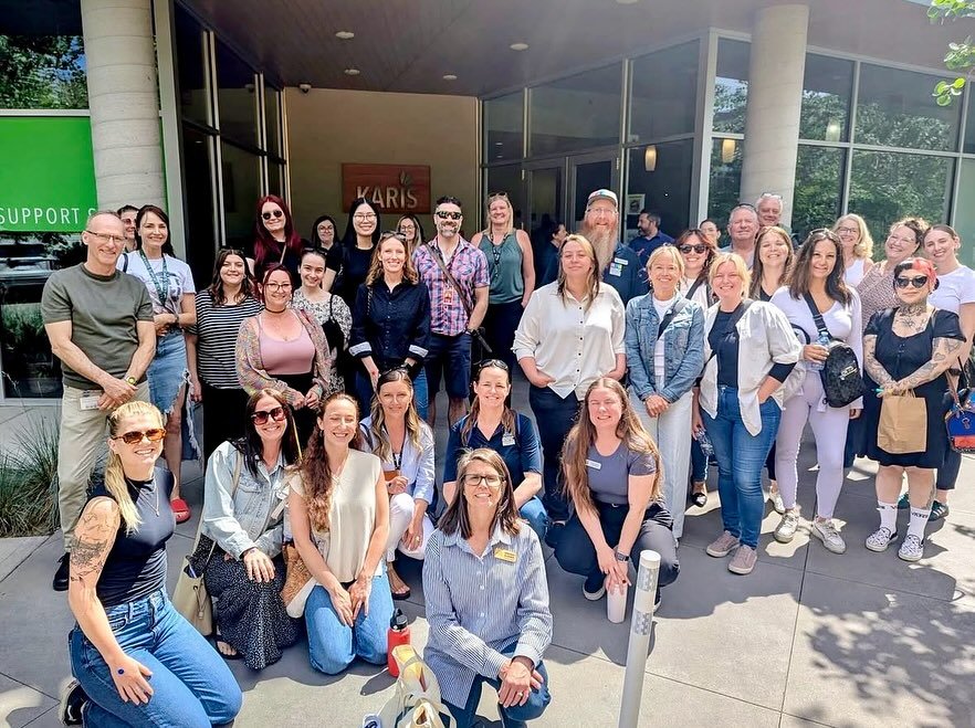 We were proud to join 15 other local organizations yesterday for @karis.kelowna&rsquo;s &lsquo;Magical Mystery Bus Tour&rsquo;, touring &amp; spending time in the recovery houses of @karis.kelowna , Ozanam House, @now_canada_society &amp; @freedomsdo