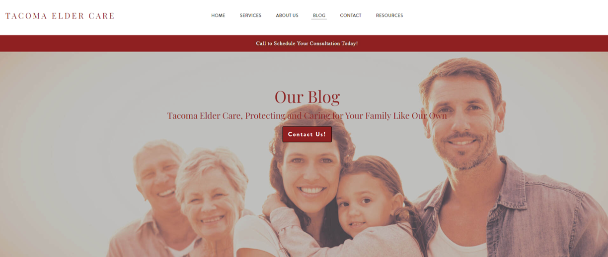 Marketing Services for TacomaElderCare.com