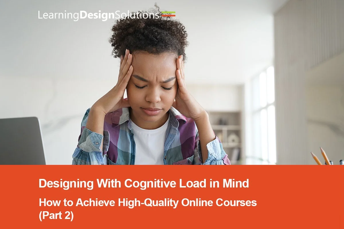 Designing With Cognitive Load in Mind