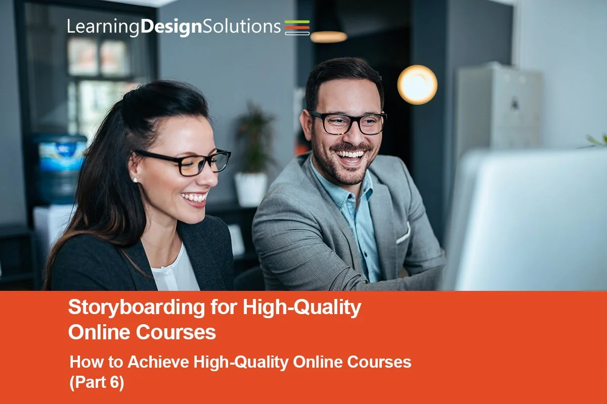 Storyboarding for High-Quality Online Courses