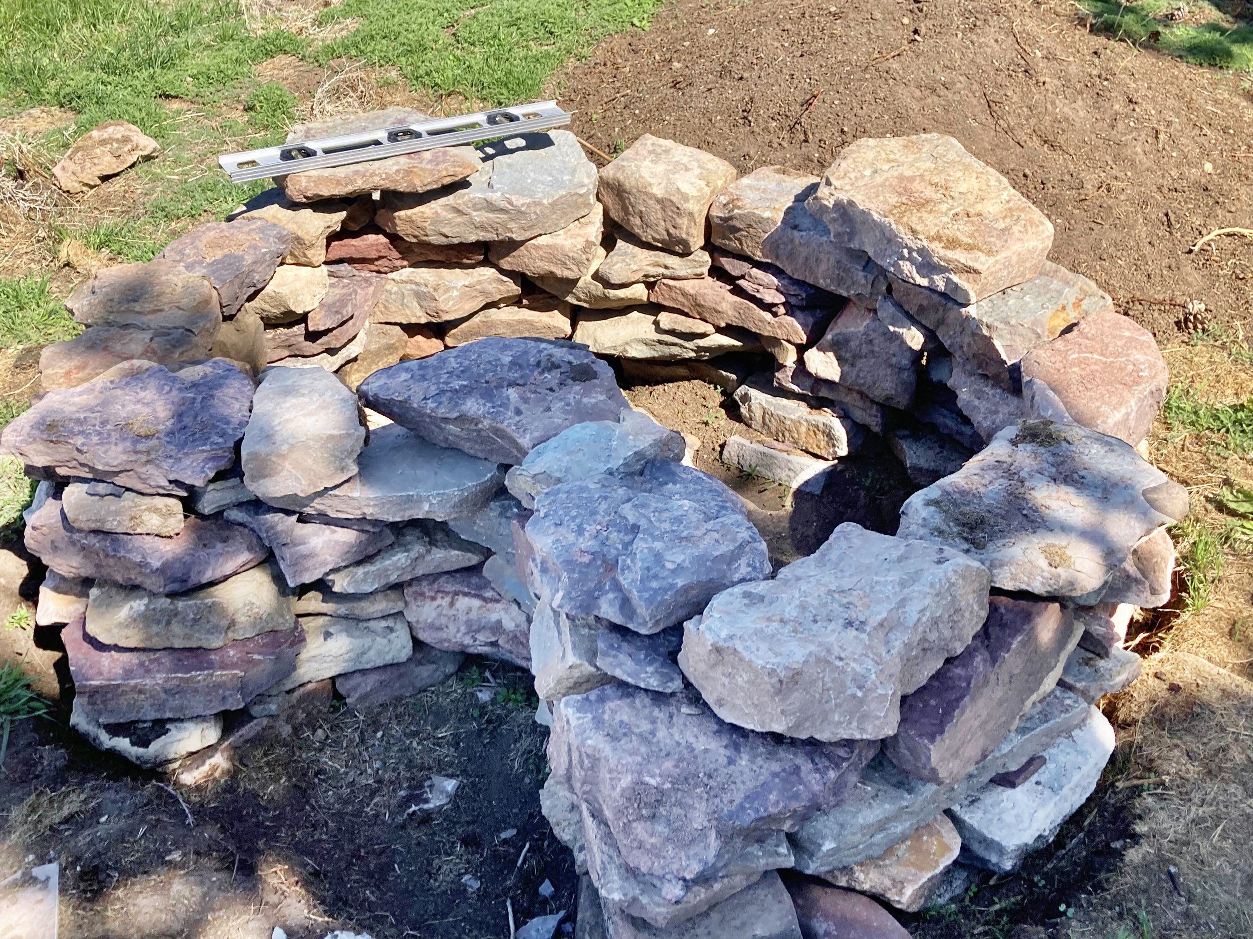 2. Building the keyhole garden. Amy Grisak.jpg