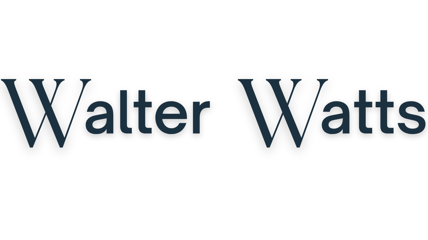  Walter Watts 