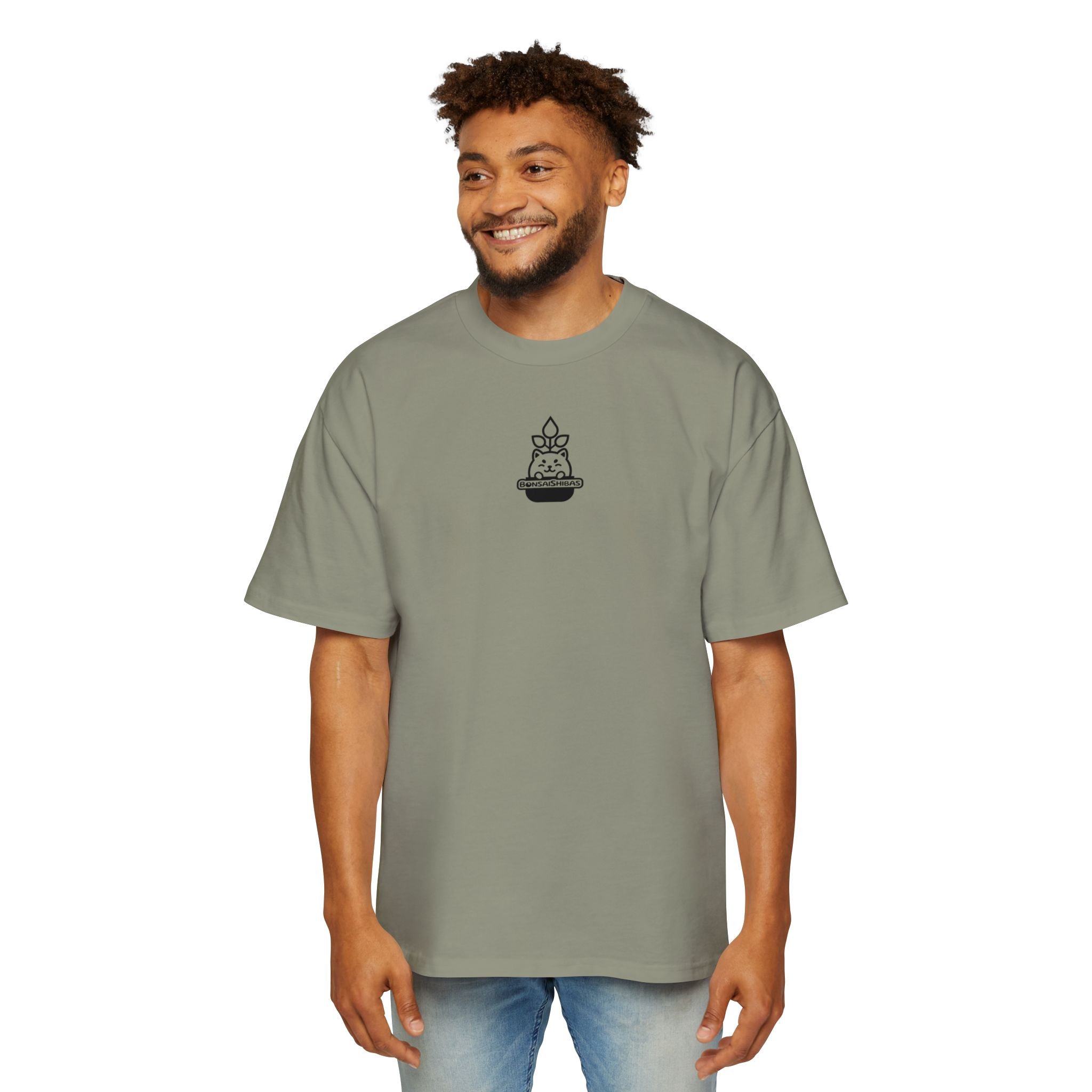 BonsaiShibas Men's Oversized T-Shirt