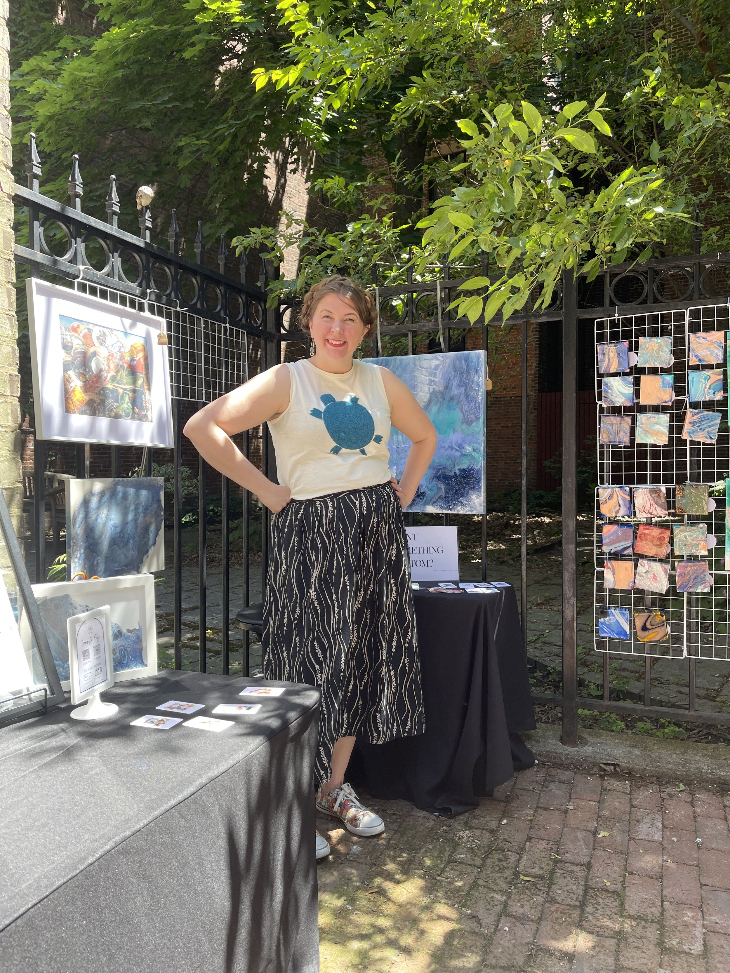 Andi Garbarino at the Beacon Hill Art Walk.jpeg