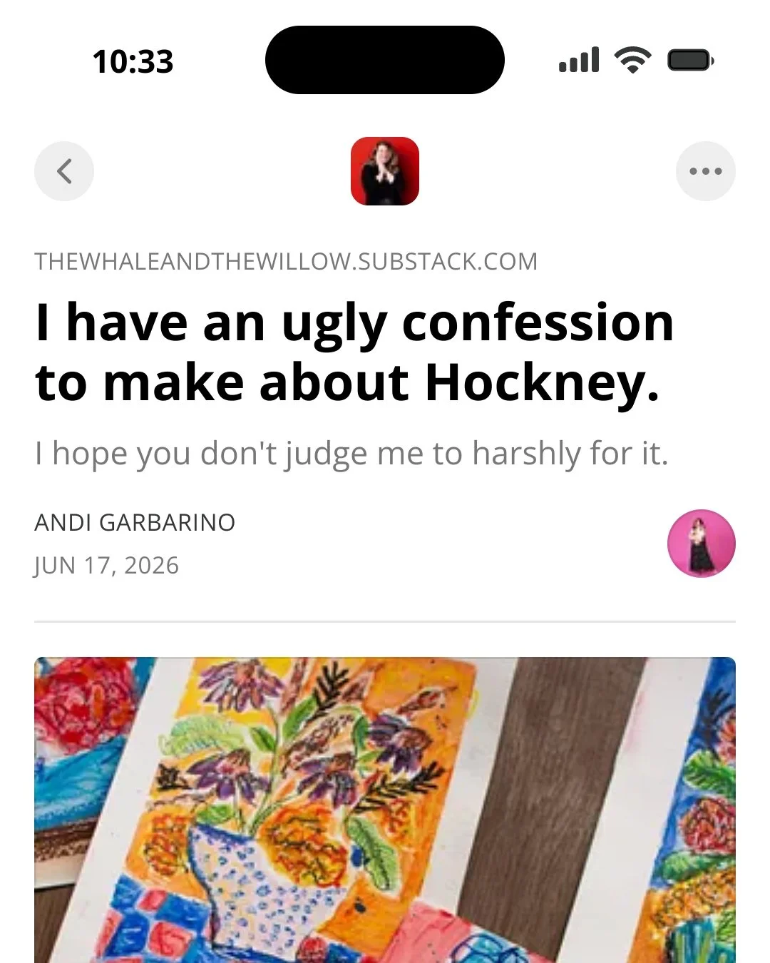I have a confession to make about Hockney…