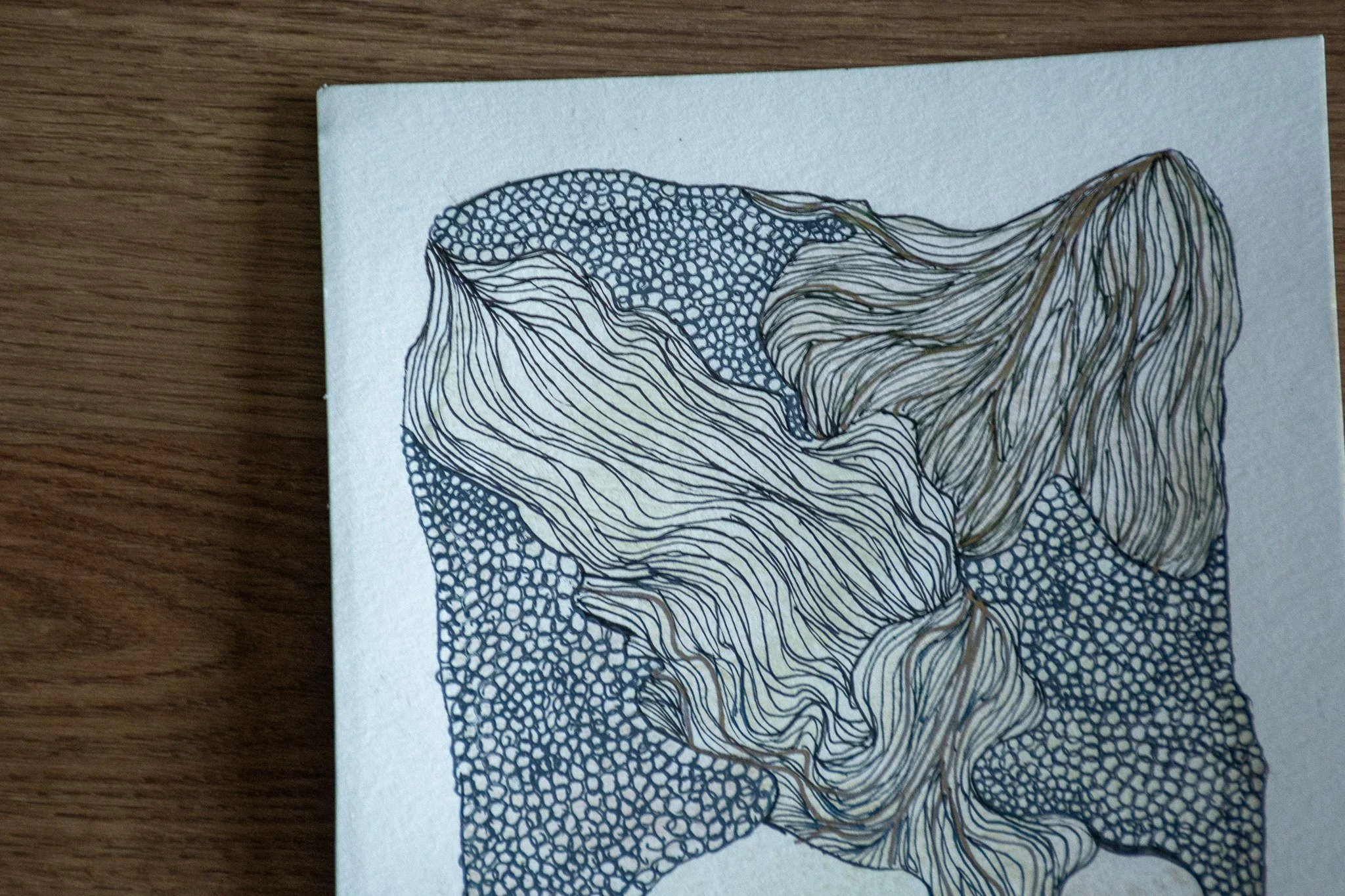 Sisters Mixed Media Line Abstract on Paper_.4.jpg