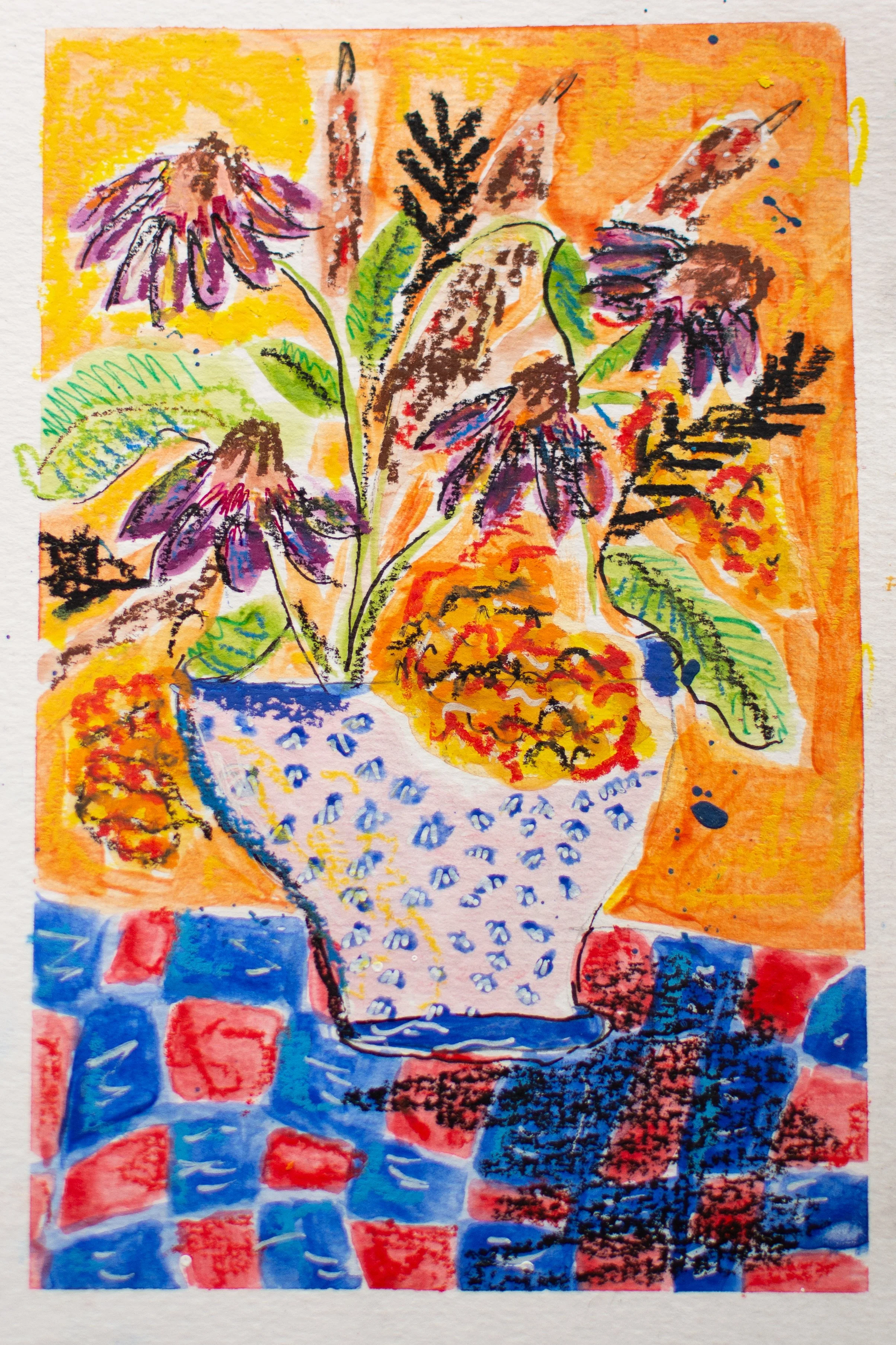Flower Friends_Expressive Paintings by Andi Garbarino_Maidenhead UK-2.jpg