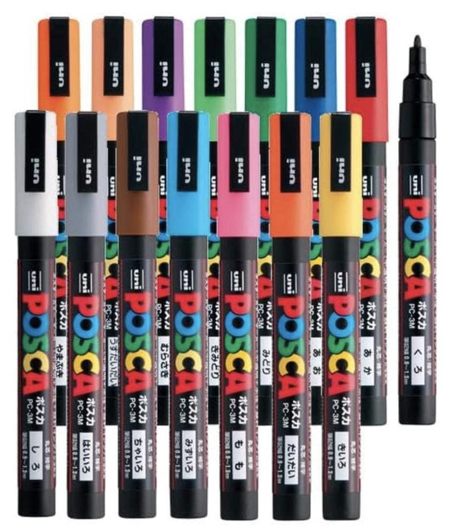 Posca Paint Markers Fine Point Set of 15.png