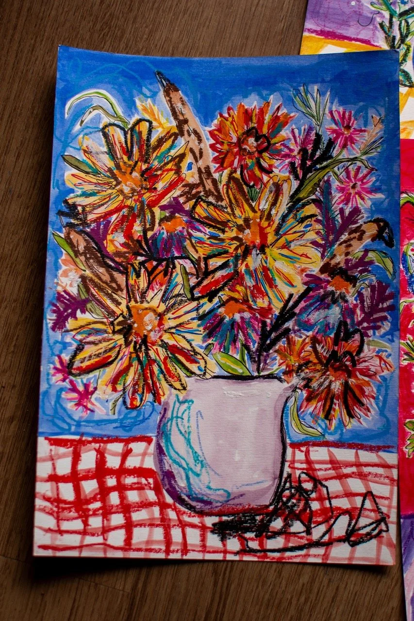 Flower Friends_Expressive Paintings by Andi Garbarino_Maidenhead UK-125 Large.jpeg