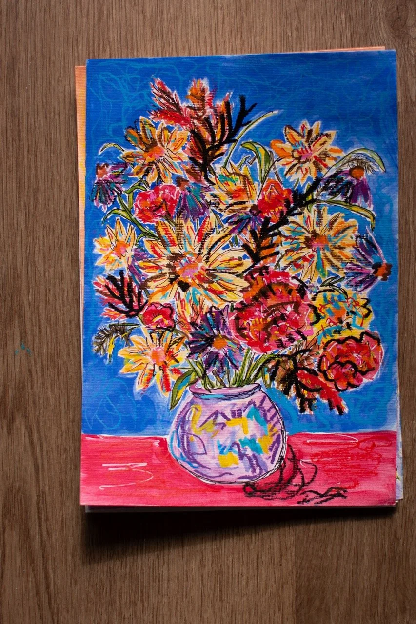 Flower Friends_Expressive Paintings by Andi Garbarino_Maidenhead UK-120 Large.jpeg
