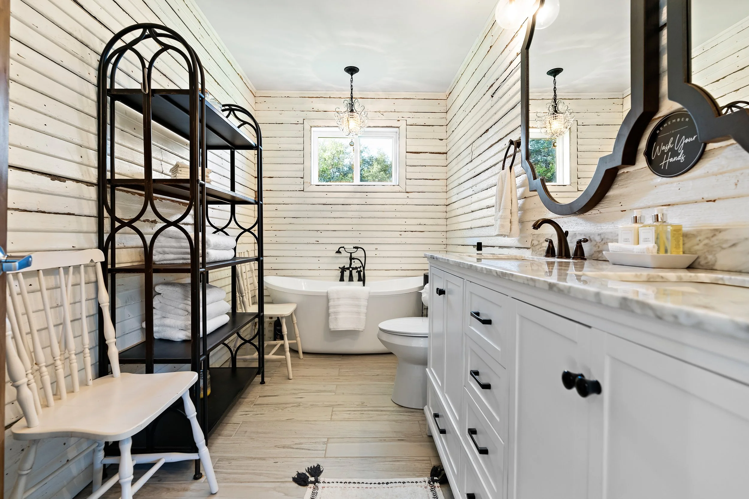Bathroom 2 - Double Vanity, Soaking Tub
