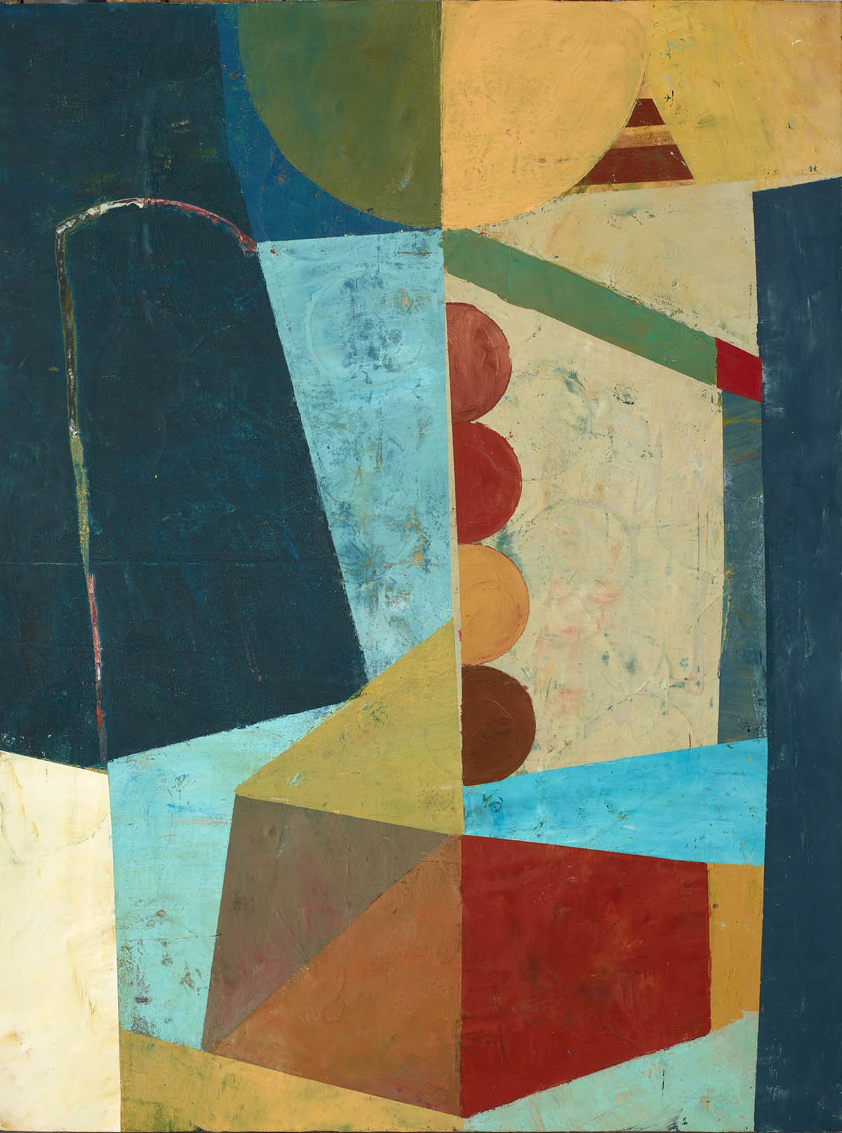 Going Up | oil and cold wax on panel | 24x18| by Anne Hebebrand