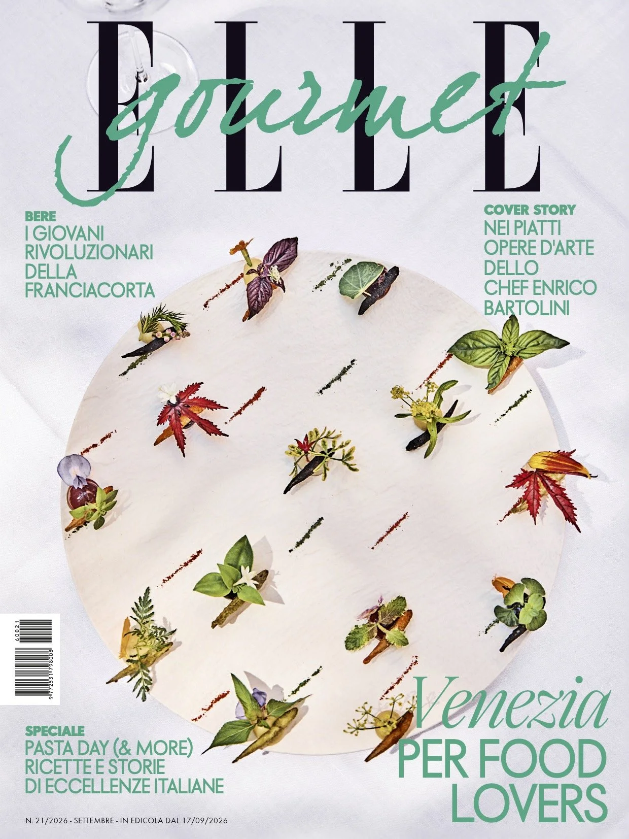 Elle Gourmet Cover enrico bartonini glam restaurant venice italy