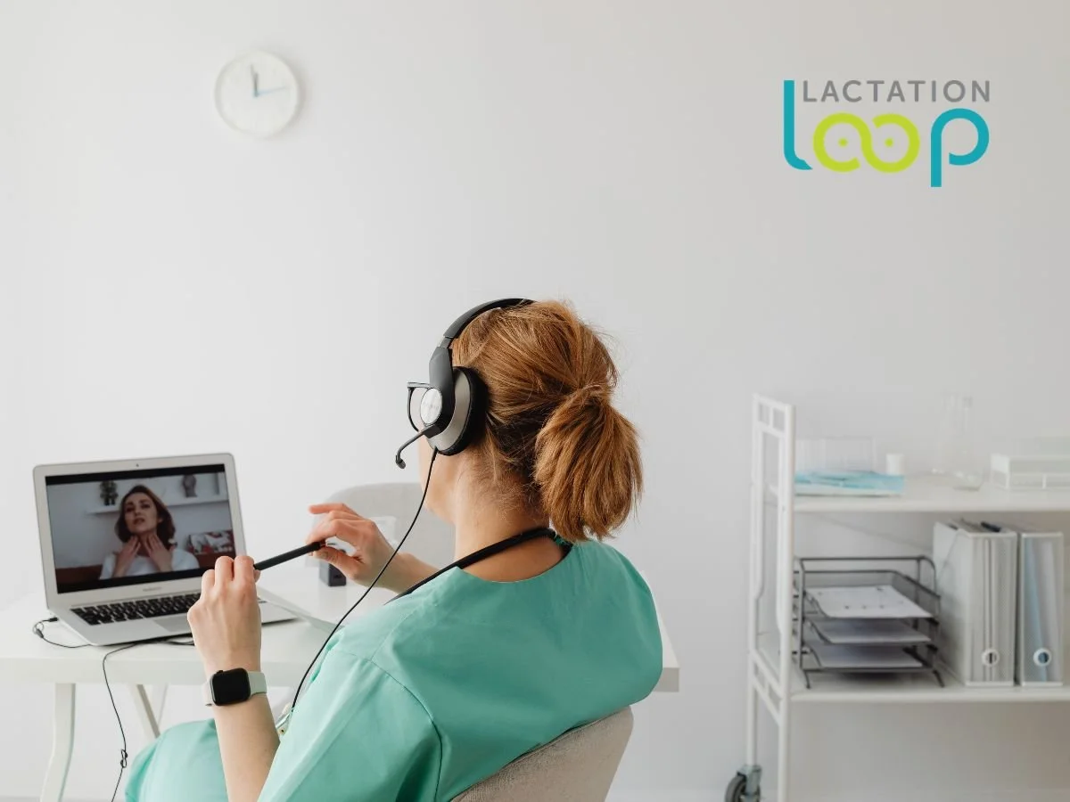 Board-certified IBCLC providing virtual lactation support to a Tustin California family — Lactation Loop