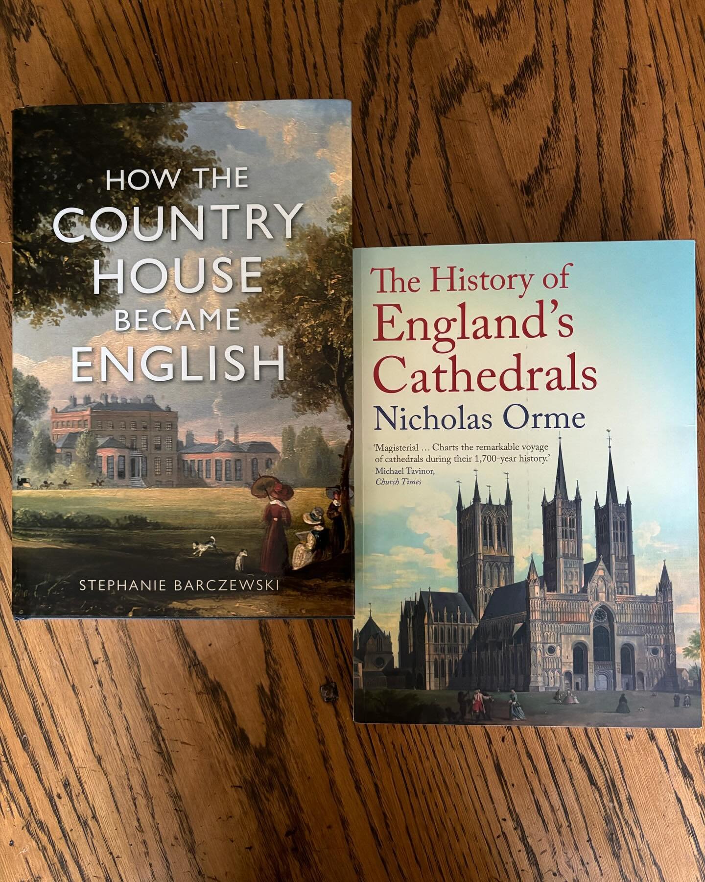 I&rsquo;m not entirely taking my eye off the ball during wedding season! These are my current dipping in&rsquo; books. 
#statelyhomesofengland #cathedralsofengland 

www.vivhaxby.com