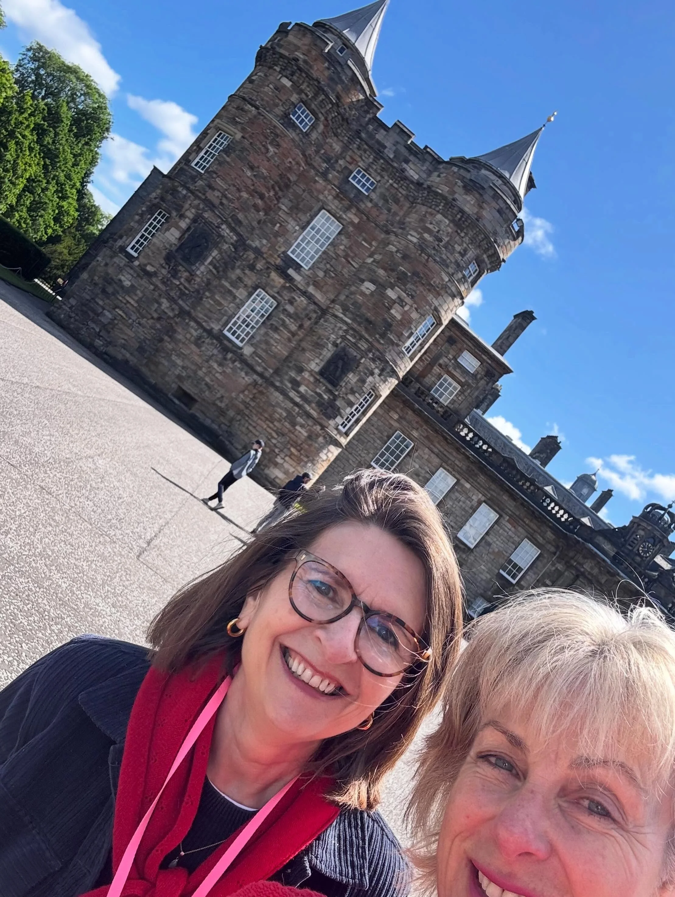 A very enjoyable 24 hours in Edinburgh with my grandson&rsquo;s other granny.

We were amongst the first to visit the private apartments of the late Queen at Holyroodhouse. 

This is the first time that it has been possible to see these private rooms