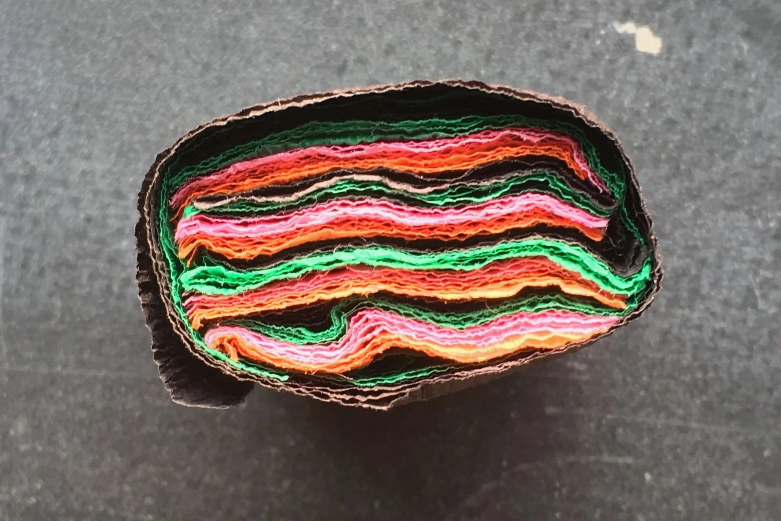 Crepe Paper and glue
2018