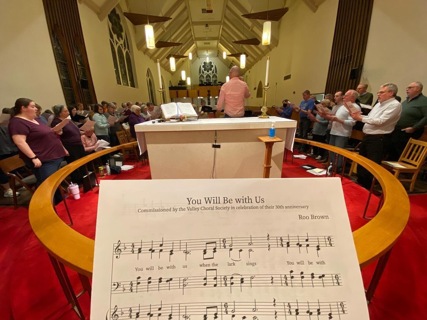 &ldquo;You Will Be With Us&rdquo; was commissioned by VCS celebration g the retirement of our Founder &amp; Director Emeritus Richard F. Lampe. We are excited to bring this piece out of the vaults for our 40th Anniversary concerts! 🤩