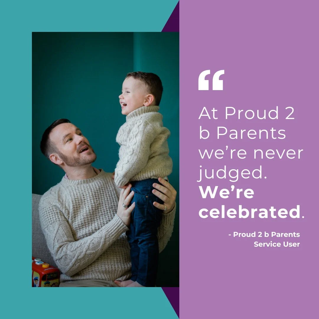 &ldquo;At Proud 2 b Parents we&rsquo;re never judged. We&rsquo;re celebrated.&rdquo; 🌈

Every family deserves a space where they&rsquo;re valued for who they are &mdash; not despite it. 💕

We&rsquo;re so proud to create that safe, joyful, and inclu