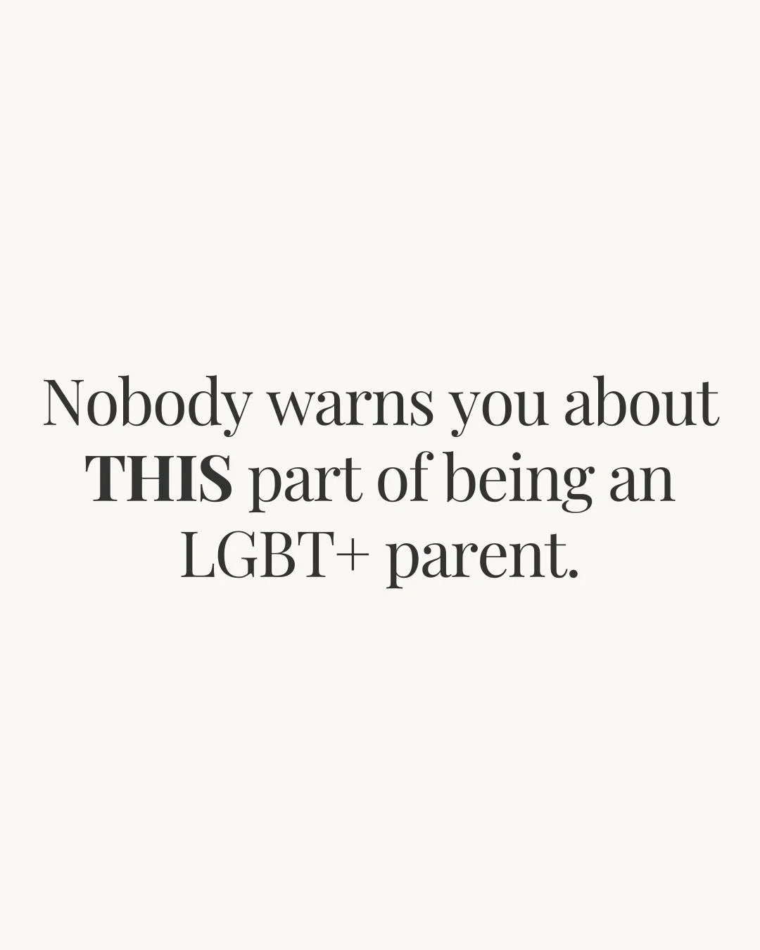 No one really prepares LGBT+ parents for this part.

At Proud 2 b Parents, we hear these stories every day &mdash; the quiet calculations, the constant risk-assessment, the love that has to be intentional just to exist safely.

If this resonates, we&
