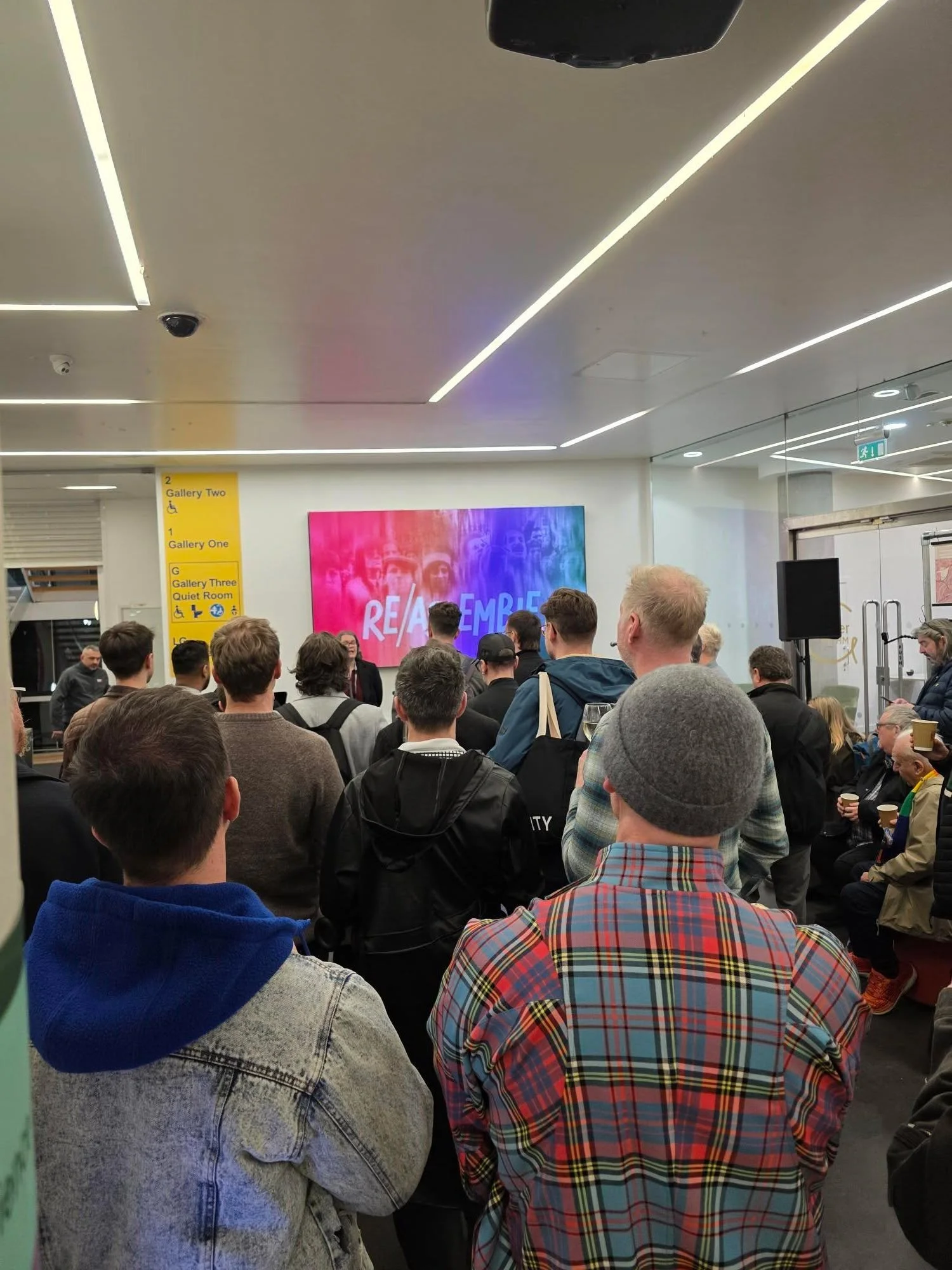 Last week, Ryan &ndash; our Outreach and Partnerships Worker &ndash; attended the opening of Re/Assemble at the @phmmcr, and it was a powerful, joyful evening. 🏳️&zwj;🌈✨

Re/Assemble, a new exhibition by Manchester-based arts organisation @iapmcr ,