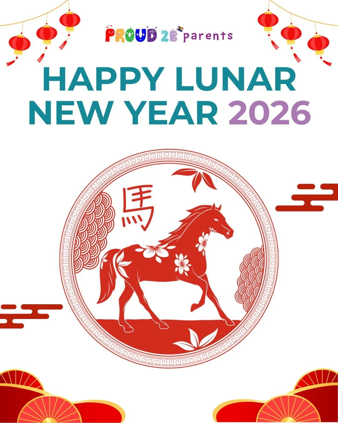 Happy Lunar New Year from all of us at Proud 2 b Parents! 🧧✨

As we gallop into the Year of the Horse, may your homes be filled with laughter, tiny footsteps, and endless moments of pride. This year, let&rsquo;s celebrate every little milestone, eve