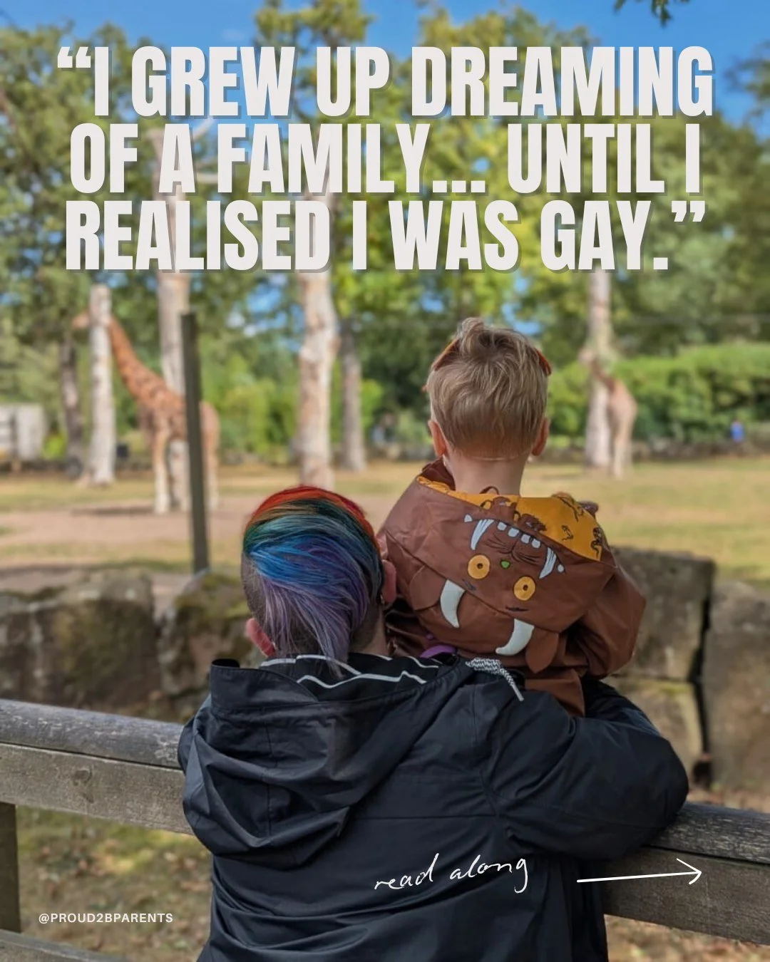 ✨ This LGBT+ History Month, Jane (she/they), our new Community Engagement Worker at Proud 2 b Parents, shares their journey to parenthood &mdash; from fear to joy, and the power of visibility. 🌈

Growing up, Jane believed that being gay meant their 