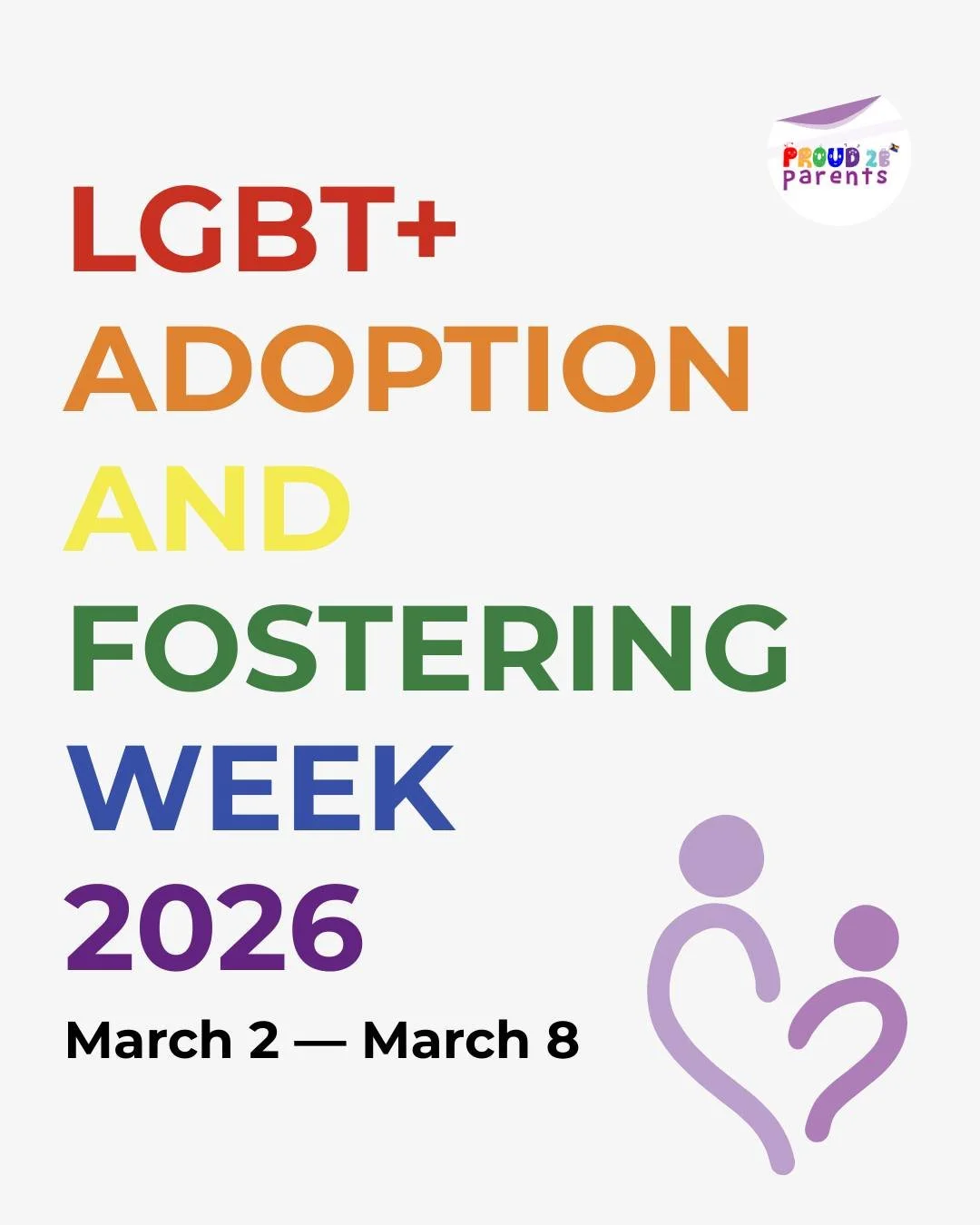 Today marks the start of LGBT+ Adoption and Fostering Week 💛

This year&rsquo;s theme, Now&rsquo;s the time, is a reminder that there has never been a more important moment to recognise and support LGBT+ people exploring adoption and fostering.

It&