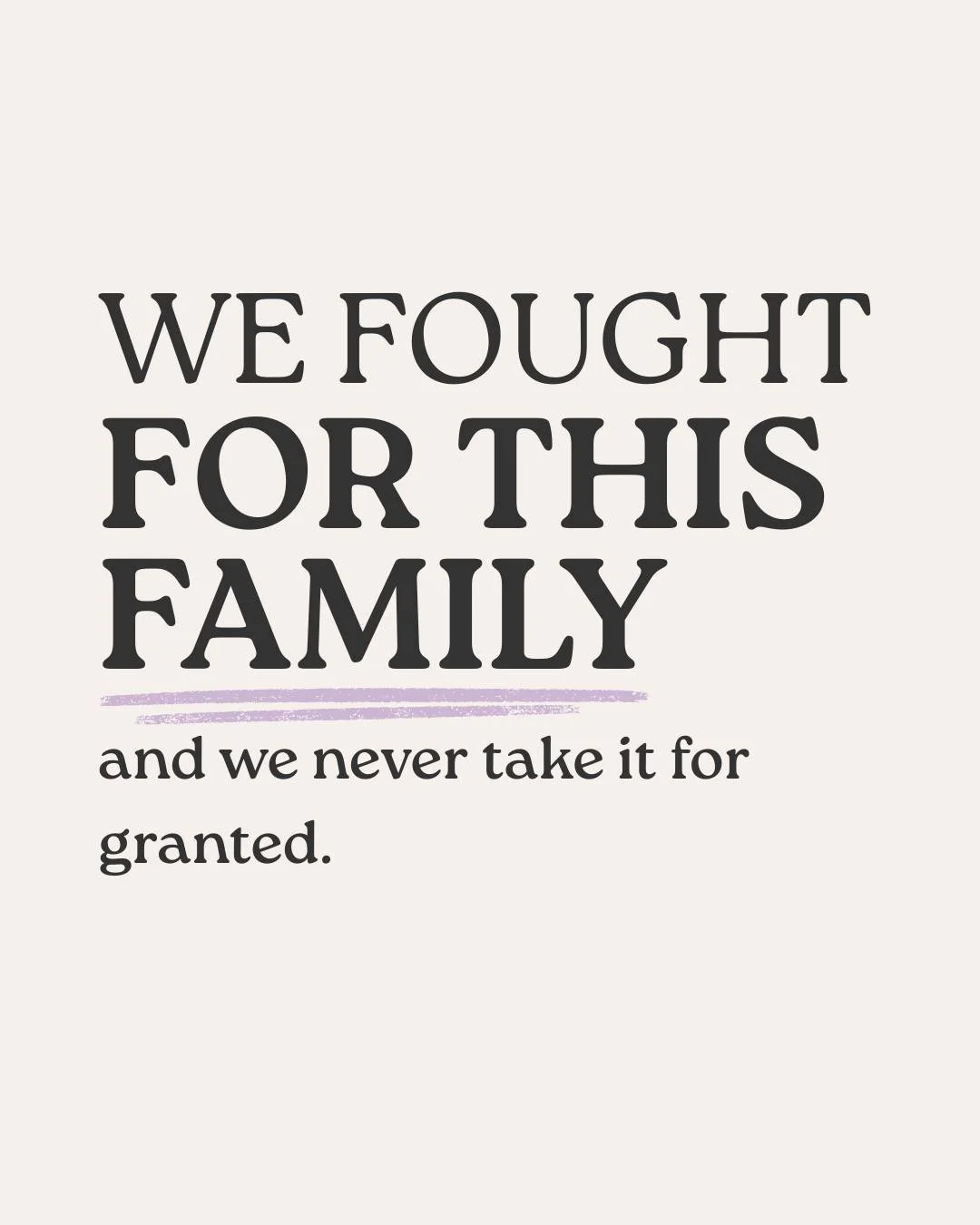 We fought. We dreamed. And now we hold the family we always wanted. For anyone out there questioning if love is enough &mdash; it is. Save this for those hard days ❤️