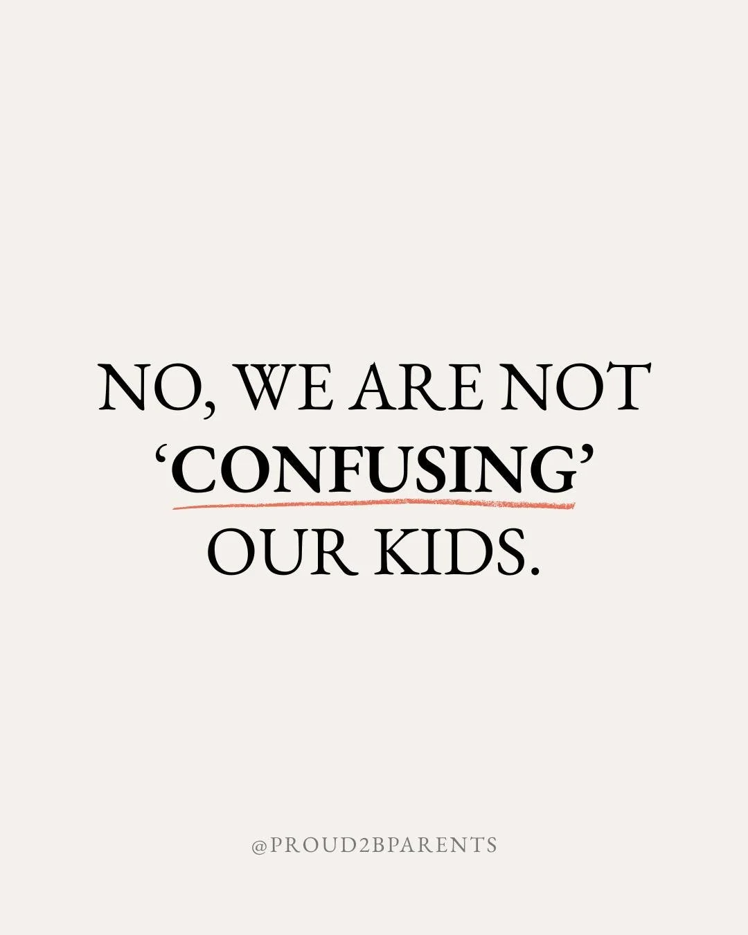 The misconceptions about LGBT+ parenting aren't just frustrating. They're exhausting. And they're wrong. Here's what people don't see when they make assumptions about our families. 💛

What's the one thing you wish people understood? Drop it below. ?