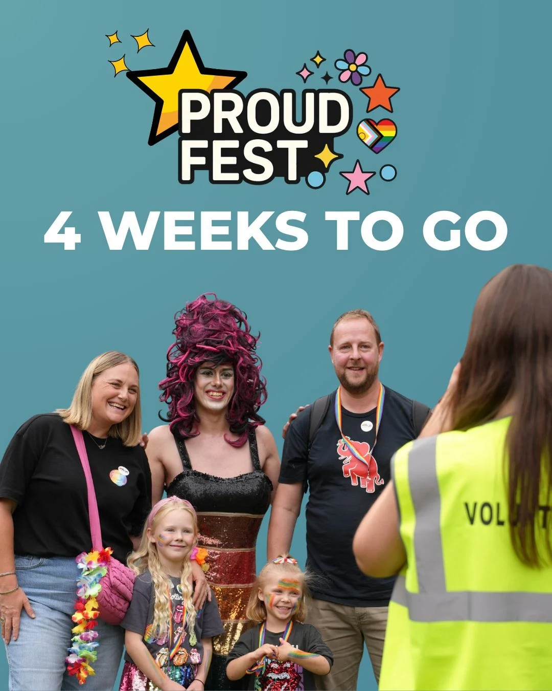 🌈 Just 4 weeks to go until @proudfestmcr... 💖

In just four weeks, @gnwmanchester will once again be filled with laughter, music, creativity and hundreds of LGBTQIA+ families celebrating together.

Whether you're coming to dance, play, make new fri