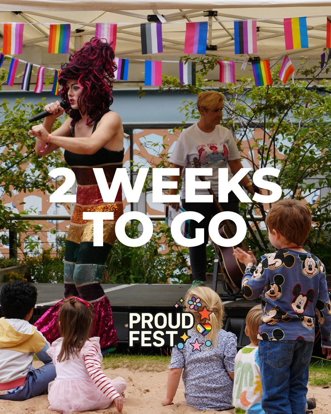 🌈 TWO WEEKS TO GO! 🎉

Okay&hellip; now we&rsquo;re getting excited! 👀

In just two weeks, @proudfestmcr takes over @gnwmanchester for a FREE day of family fun, Pride and community. 💖

Expect live performances 🎤, circus fun 🎪, activities and gam
