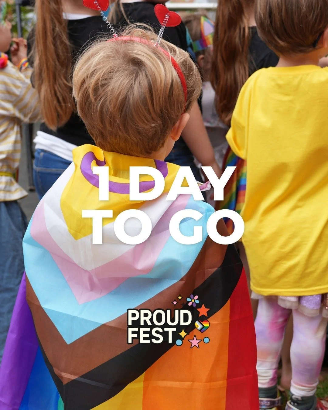 🌈 TOMORROW! 🌈

Proud Fest is TOMORROW! 🎉

The countdown is almost over&hellip; and more than 1,000 tickets have already been booked! 🥹🌈

Tomorrow, LGBTQ+ families from across Greater Manchester and beyond will come together for a day of:

✨ Live
