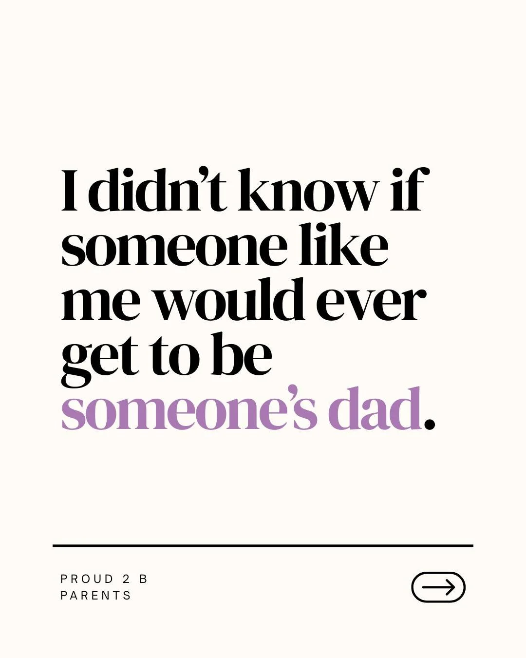 Every family has a story, and every journey to parenthood is different. 💜

This National Adoption Week, we're sharing one dad's story of exploring adoption and building a family with his partner.

Thank you to this parent for sharing his experience 
